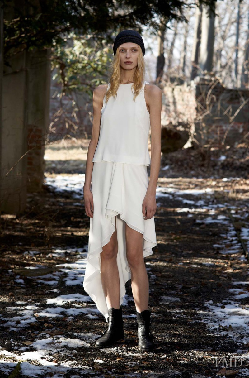 Olga Sherer featured in  the Philosophy di Lorenzo Serafini fashion show for Pre-Fall 2013