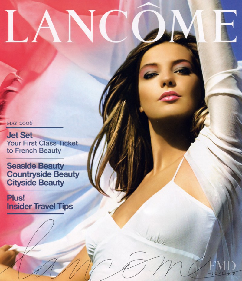 Daria Werbowy featured in  the Lancome Summer Freedom collection advertisement for Summer 2006