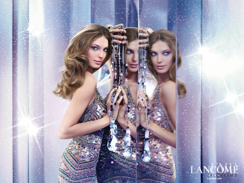 Daria Werbowy featured in  the Lancome Crystal Eve Collection advertisement for Winter 2006