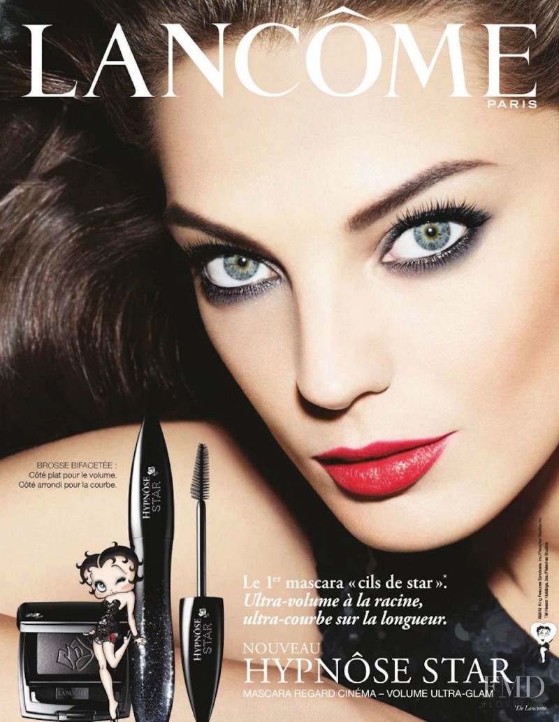 Daria Werbowy featured in  the Lancome Hypnose Star mascara advertisement for Fall 2012