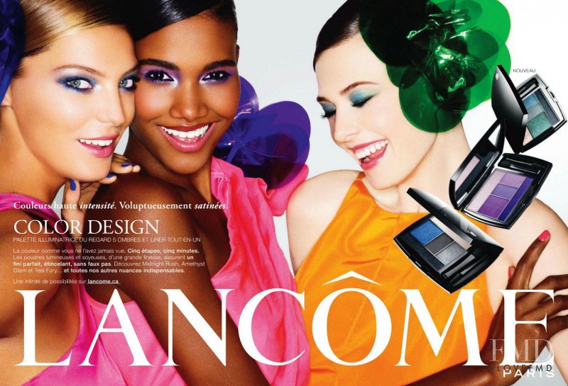 Daria Werbowy featured in  the Lancome Color Design Collection advertisement for Summer 2011