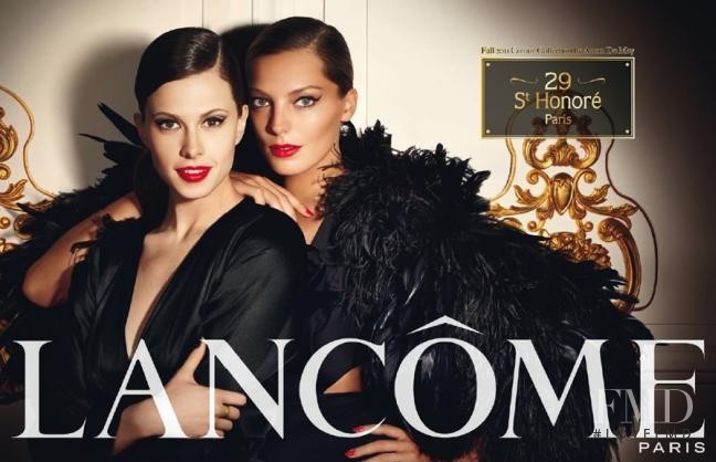 Daria Werbowy featured in  the Lancome 29 St Honore Collection advertisement for Fall 2011