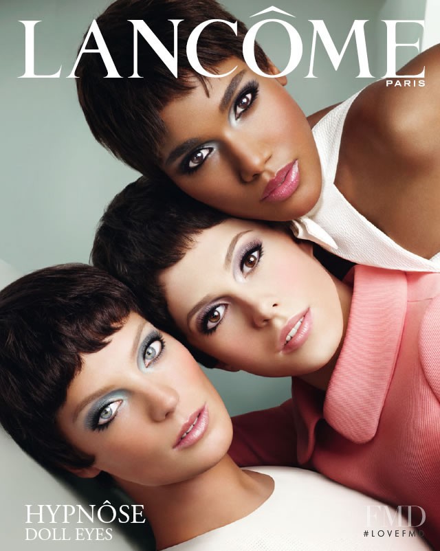 Daria Werbowy featured in  the Lancome Hypnose Doll Eyes mascara advertisement for Fall 2011