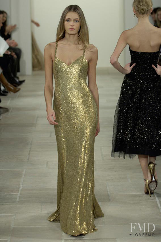 Valentina Zelyaeva featured in  the Ralph Lauren Collection fashion show for Autumn/Winter 2006