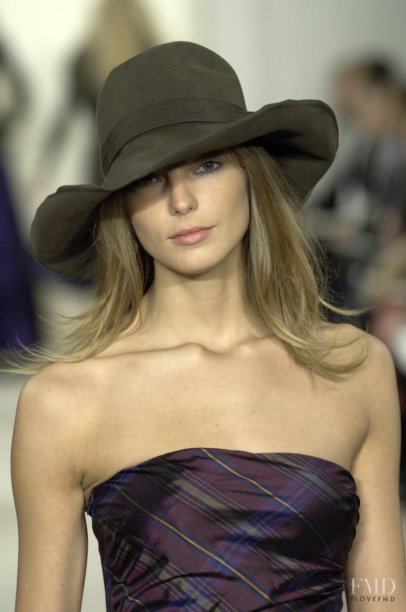 Daria Werbowy featured in  the Ralph Lauren Collection fashion show for Autumn/Winter 2006
