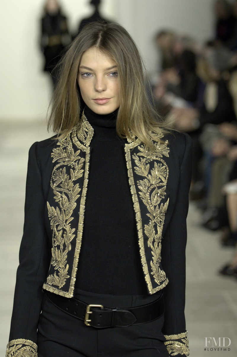 Daria Werbowy featured in  the Ralph Lauren Collection fashion show for Autumn/Winter 2006