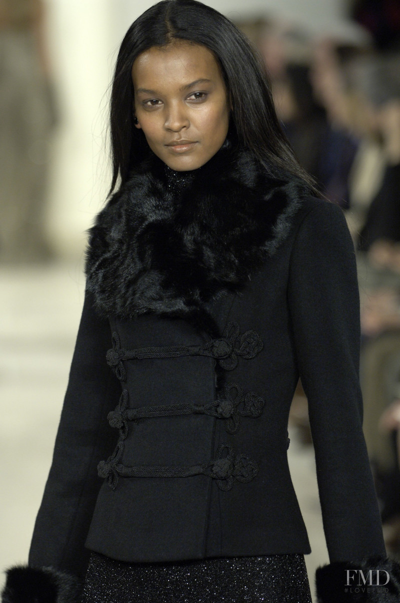 Liya Kebede featured in  the Ralph Lauren Collection fashion show for Autumn/Winter 2006
