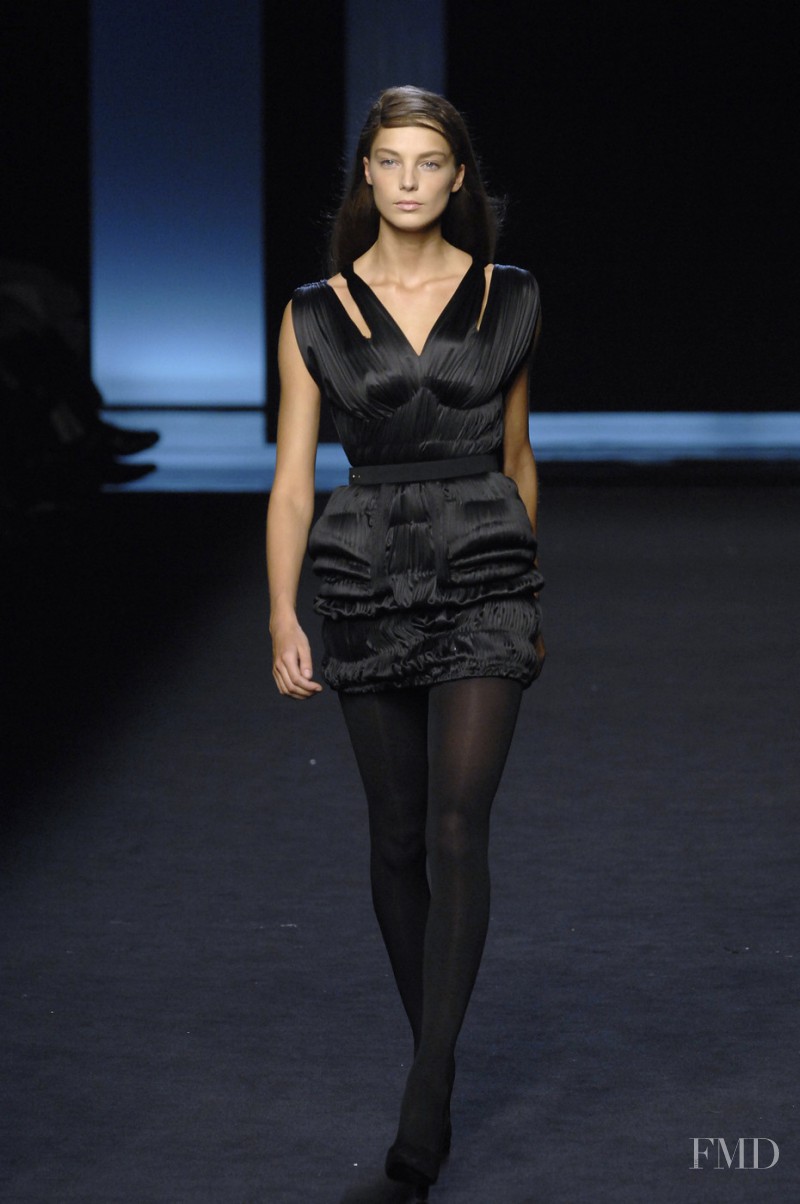 Daria Werbowy featured in  the Sophia Kokosalaki fashion show for Autumn/Winter 2007