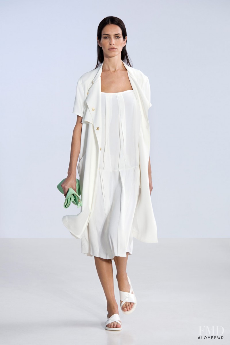 Amanda Brandão Wellsh featured in  the Philosophy di Lorenzo Serafini fashion show for Spring/Summer 2014