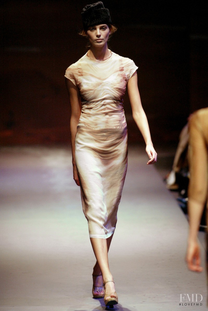 Daria Werbowy featured in  the Prada fashion show for Autumn/Winter 2004