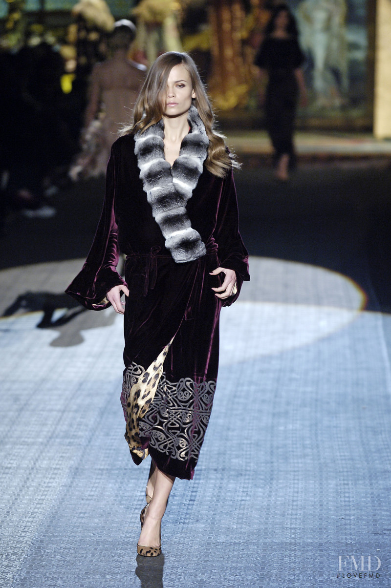 Natasha Poly featured in  the Roberto Cavalli fashion show for Autumn/Winter 2006