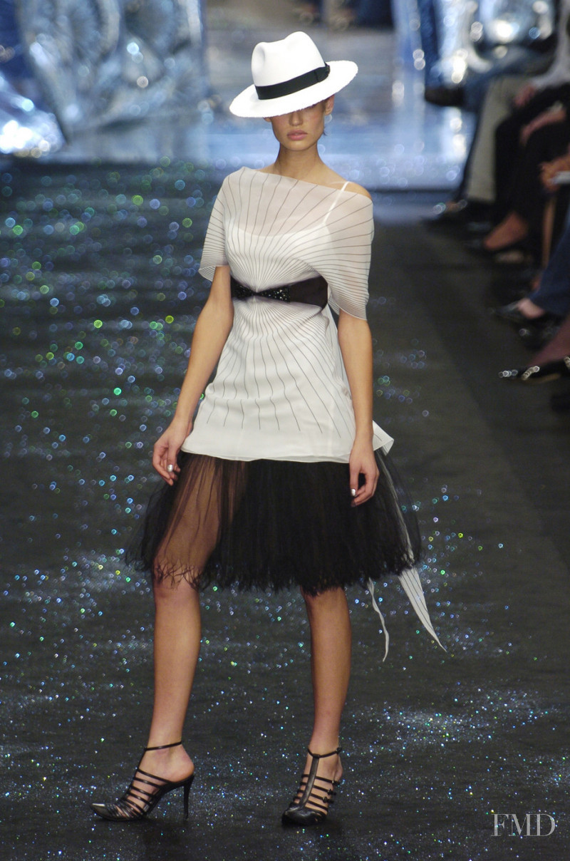 Bianca Balti featured in  the Karl Lagerfeld fashion show for Spring/Summer 2005