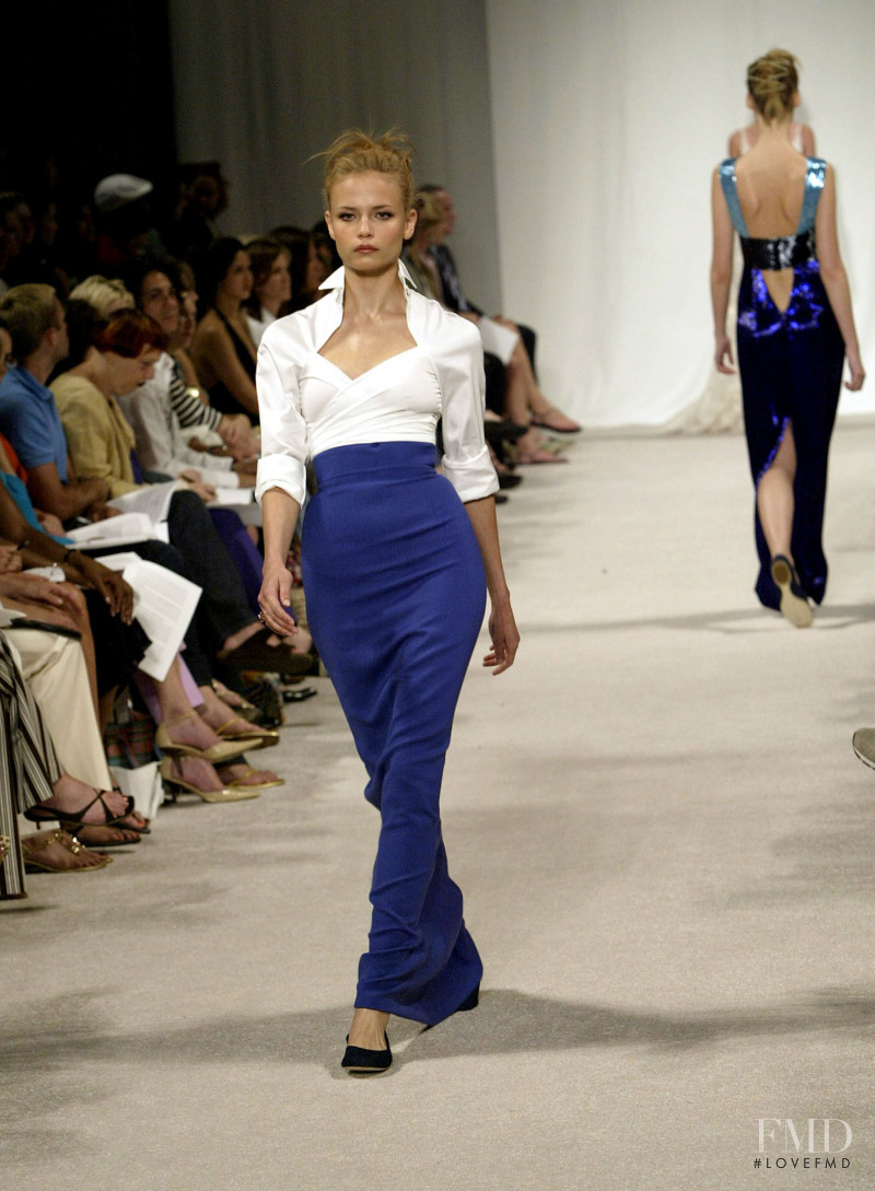 Natasha Poly featured in  the Isaac Mizrahi fashion show for Autumn/Winter 2004