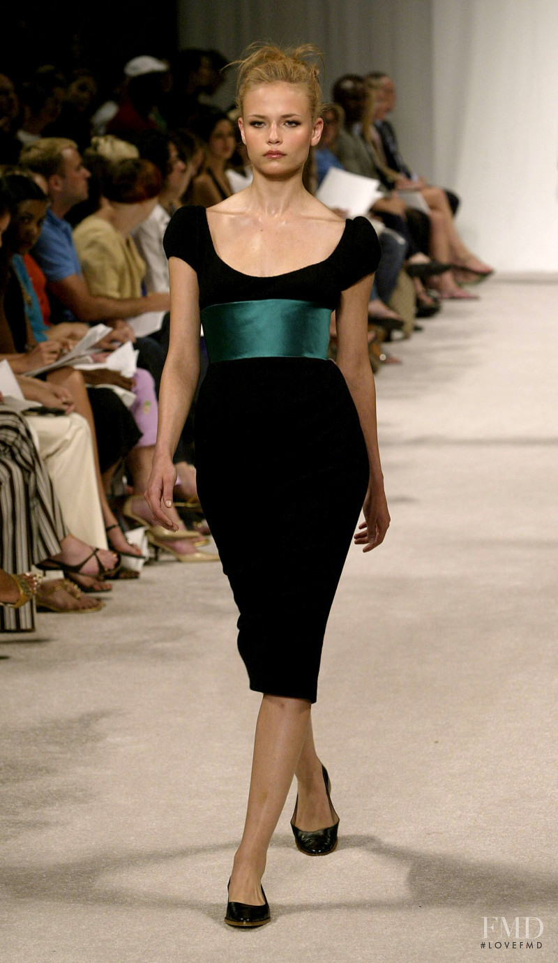 Natasha Poly featured in  the Isaac Mizrahi fashion show for Autumn/Winter 2004