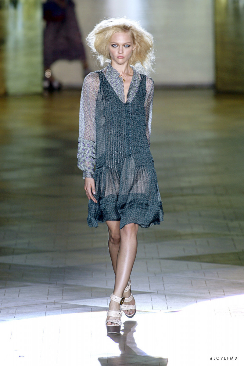 Sasha Pivovarova featured in  the Roberto Cavalli fashion show for Spring/Summer 2008