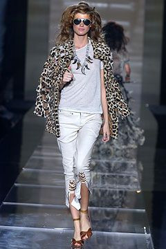 Roberto Cavalli fashion show for Spring/Summer 2004