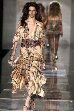 Roberto Cavalli fashion show for Spring/Summer 2004