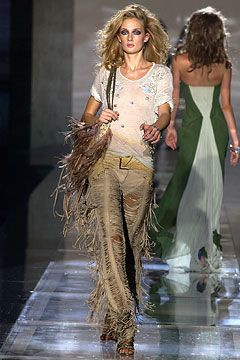Roberto Cavalli fashion show for Spring/Summer 2004