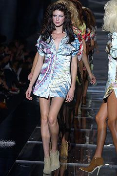 Roberto Cavalli fashion show for Spring/Summer 2004