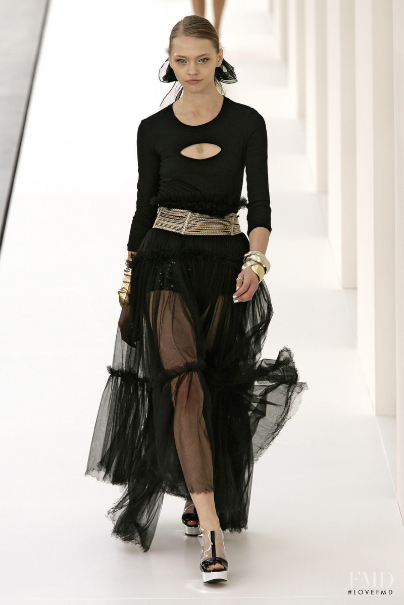 Sasha Pivovarova featured in  the Chanel fashion show for Spring/Summer 2007