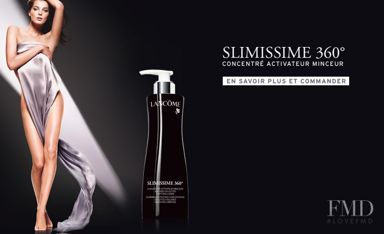 Daria Werbowy featured in  the Lancome Slimissime 360 advertisement for Summer 2010