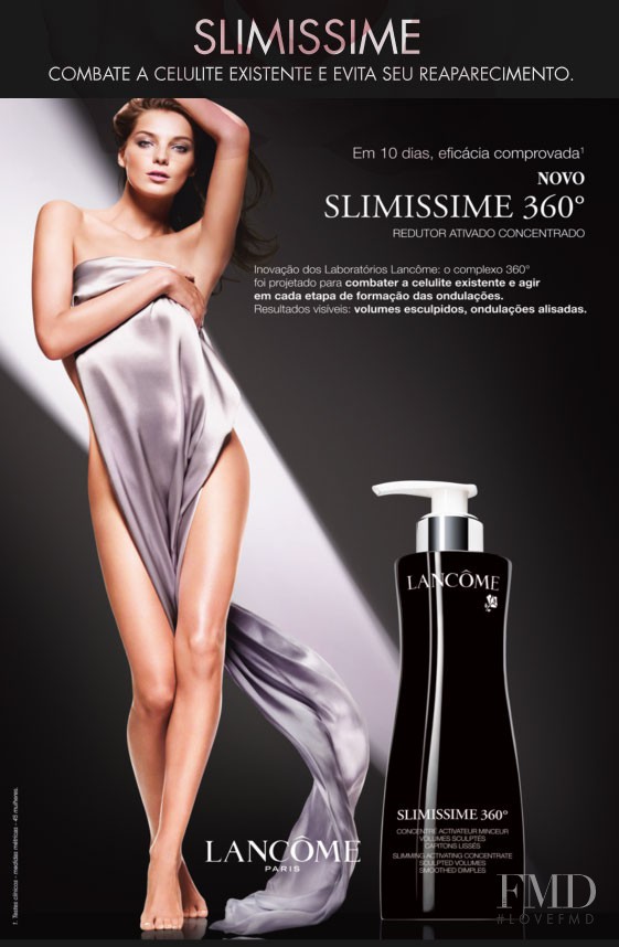 Daria Werbowy featured in  the Lancome Slimissime 360 advertisement for Summer 2010