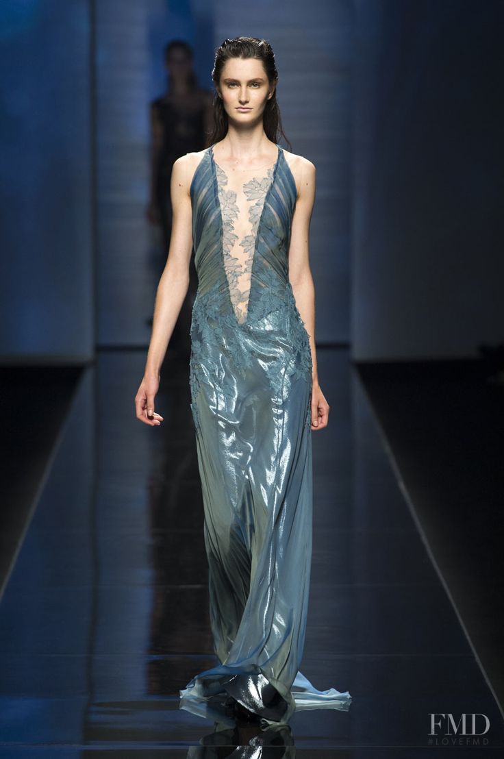 Mackenzie Drazan featured in  the Alberta Ferretti fashion show for Spring/Summer 2013