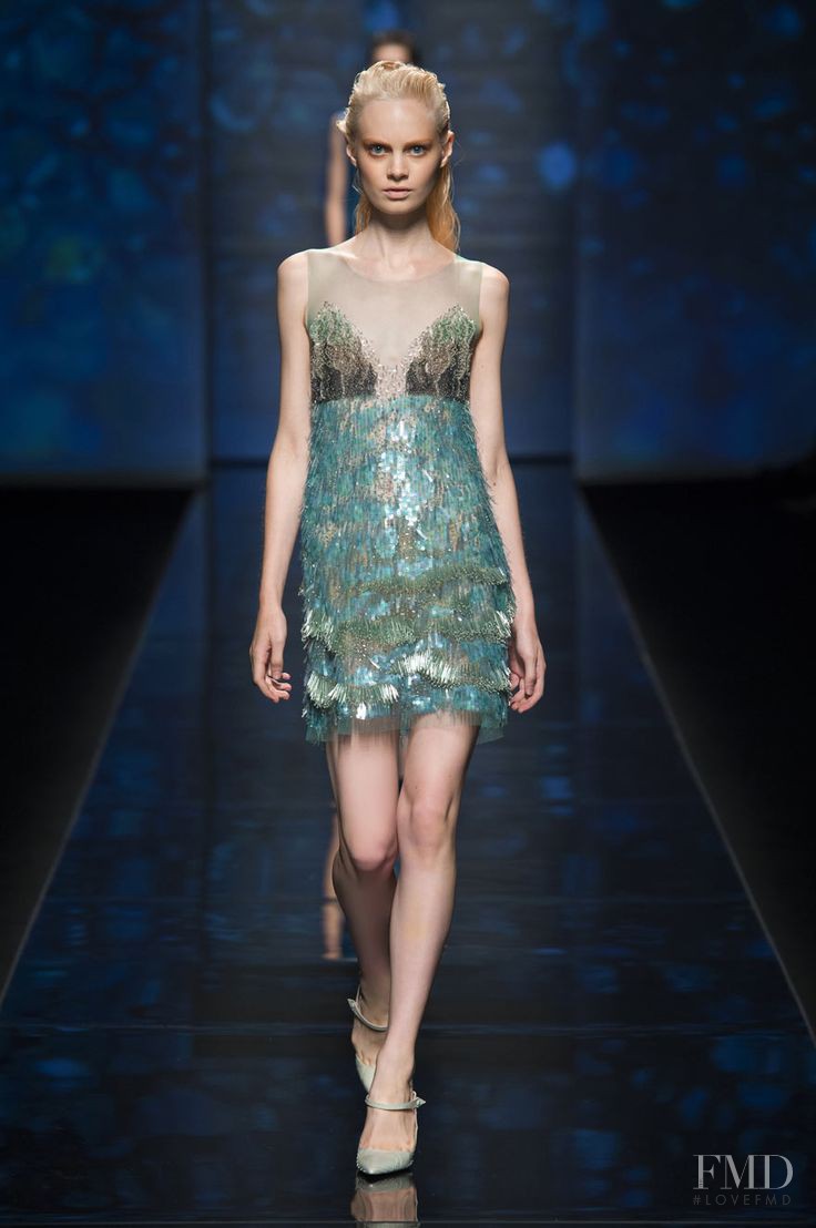 Steffi Soede featured in  the Alberta Ferretti fashion show for Spring/Summer 2013