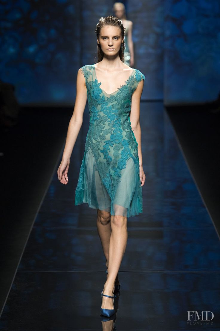 Tilda Lindstam featured in  the Alberta Ferretti fashion show for Spring/Summer 2013