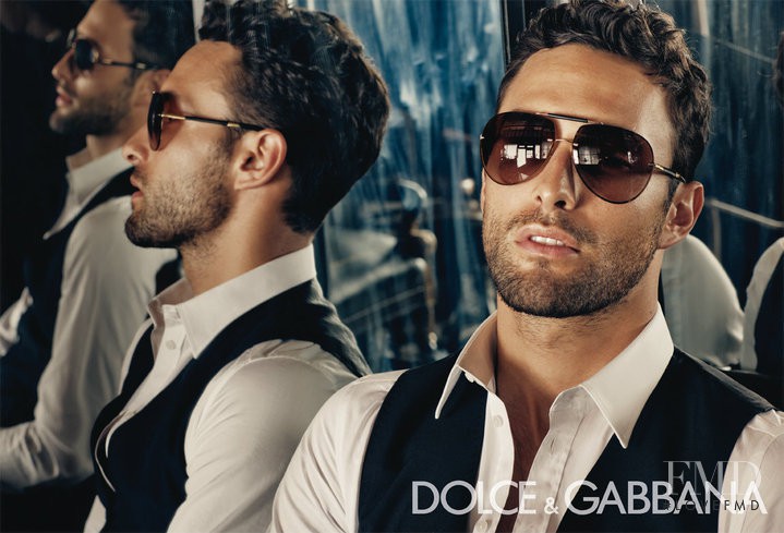 Noah Mills featured in  the Dolce & Gabbana advertisement for Winter 2011