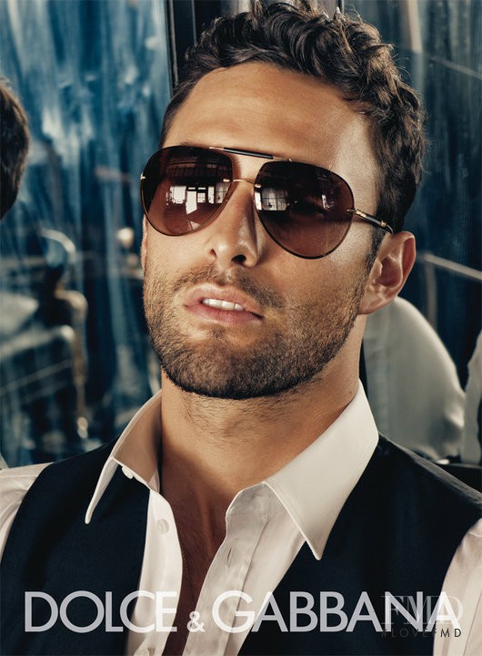 Noah Mills featured in  the Dolce & Gabbana advertisement for Winter 2011