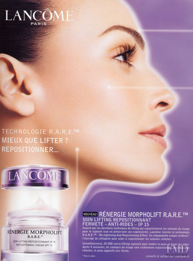 Ines Sastre featured in  the Lancome Primordiale Cell Defense  advertisement for Spring/Summer 2007