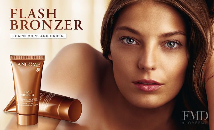 Daria Werbowy featured in  the Lancome Flash Bronzer  advertisement for Summer 2007