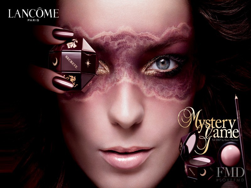 Daria Werbowy featured in  the Lancome  Mystery Game  advertisement for Fall 2007