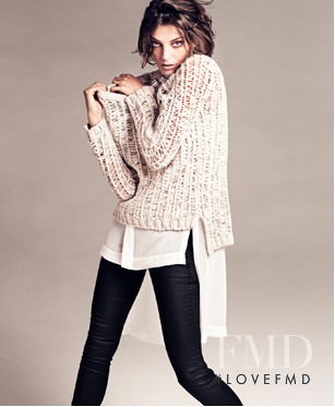 Daria Werbowy featured in  the H&M New Season advertisement for Fall 2012