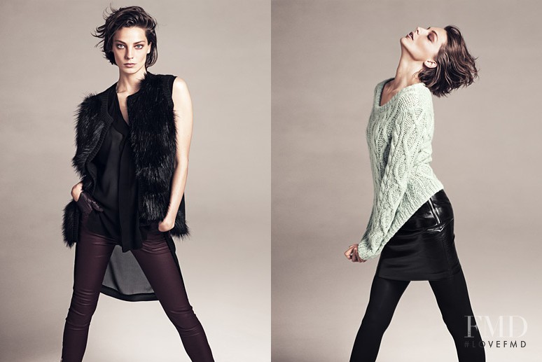 Daria Werbowy featured in  the H&M New Season advertisement for Fall 2012