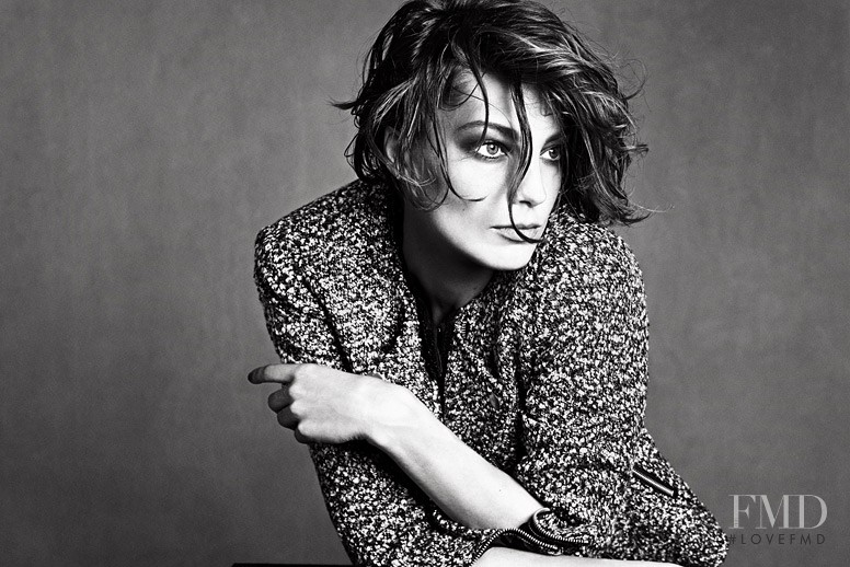 Daria Werbowy featured in  the H&M New Season advertisement for Fall 2012