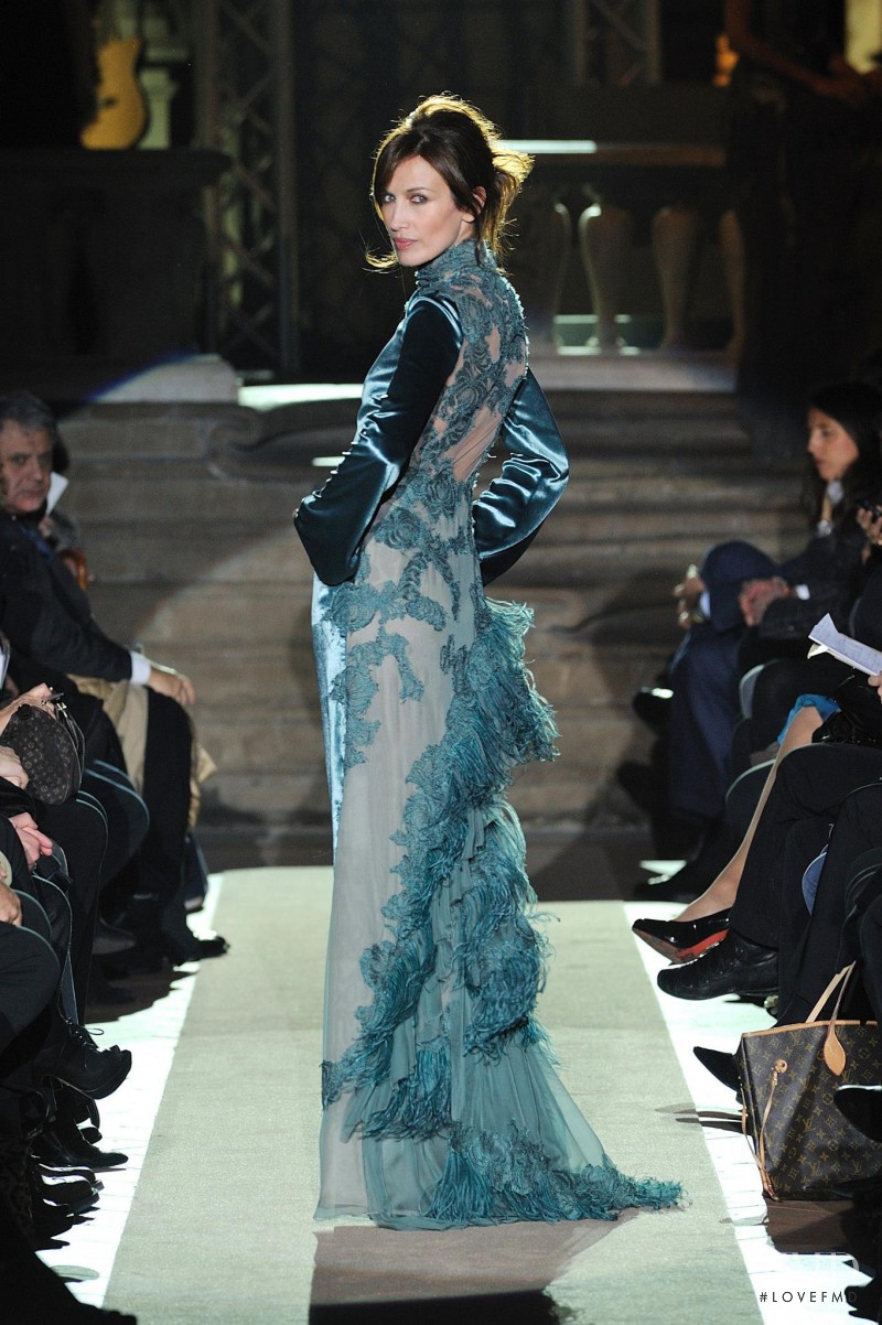 Nieves Alvarez featured in  the Alberta Ferretti Limited Edition  fashion show for Spring/Summer 2011