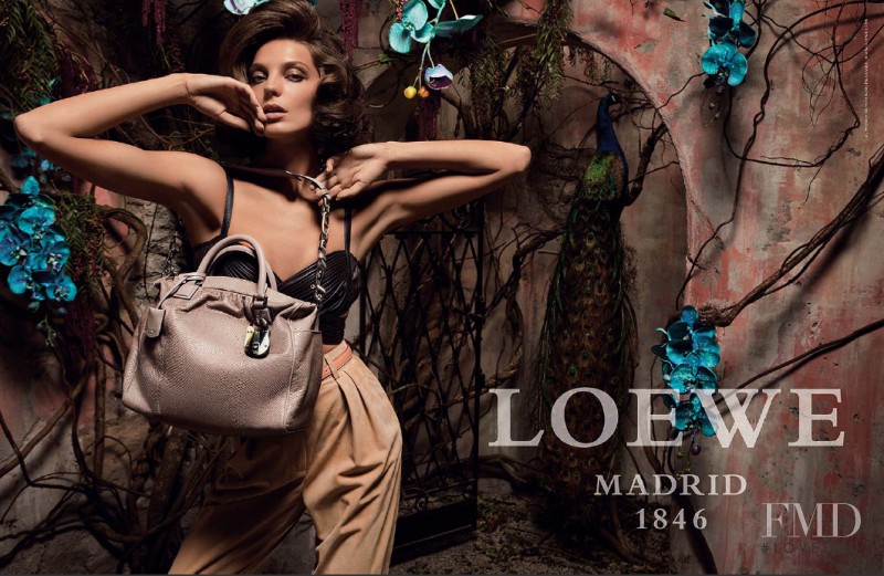 Daria Werbowy featured in  the Loewe advertisement for Spring/Summer 2010