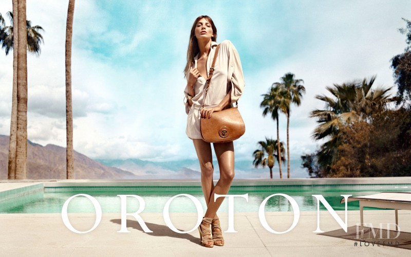 Daria Werbowy featured in  the Oroton advertisement for Spring/Summer 2010