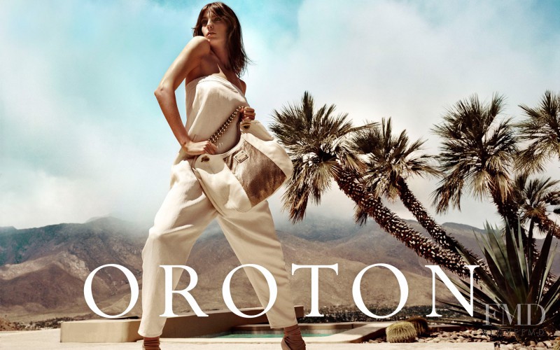 Daria Werbowy featured in  the Oroton advertisement for Spring/Summer 2010