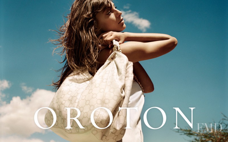 Daria Werbowy featured in  the Oroton advertisement for Spring/Summer 2010