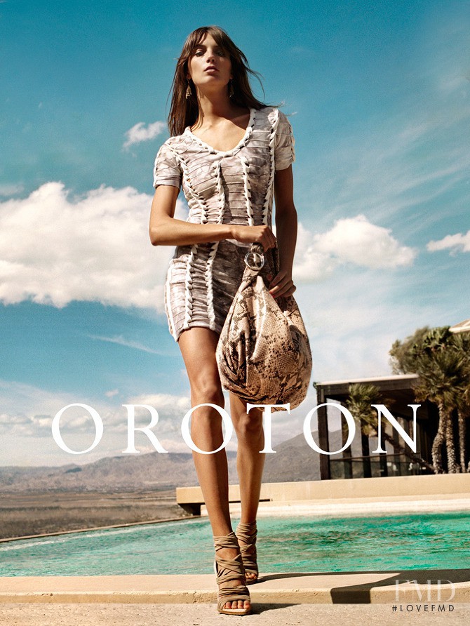 Daria Werbowy featured in  the Oroton advertisement for Spring/Summer 2010