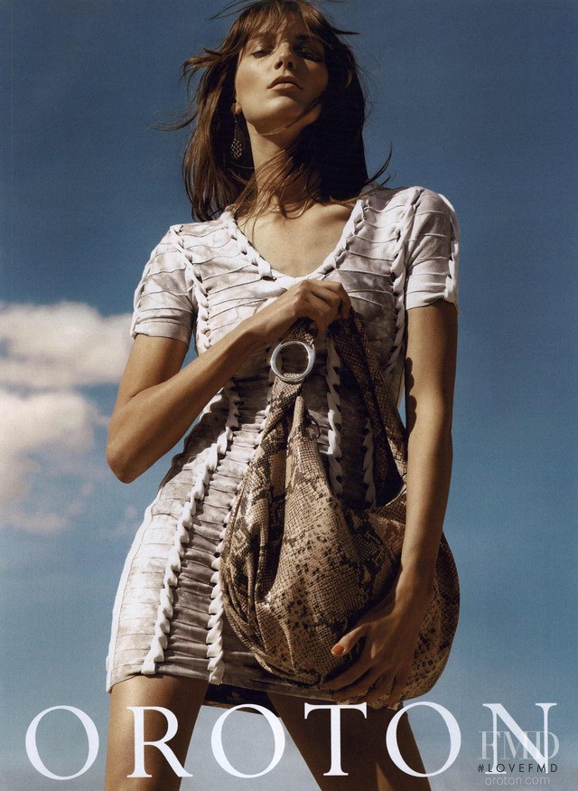 Daria Werbowy featured in  the Oroton advertisement for Spring/Summer 2010