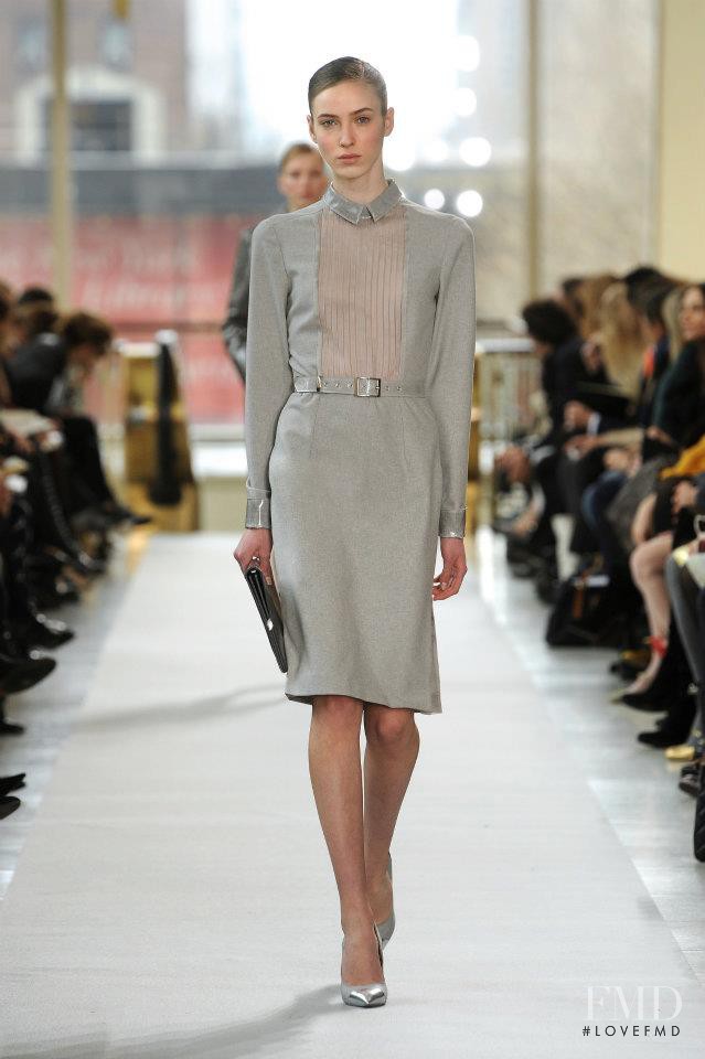 Denija Sarkanbikse featured in  the Philosophy di Lorenzo Serafini fashion show for Autumn/Winter 2012