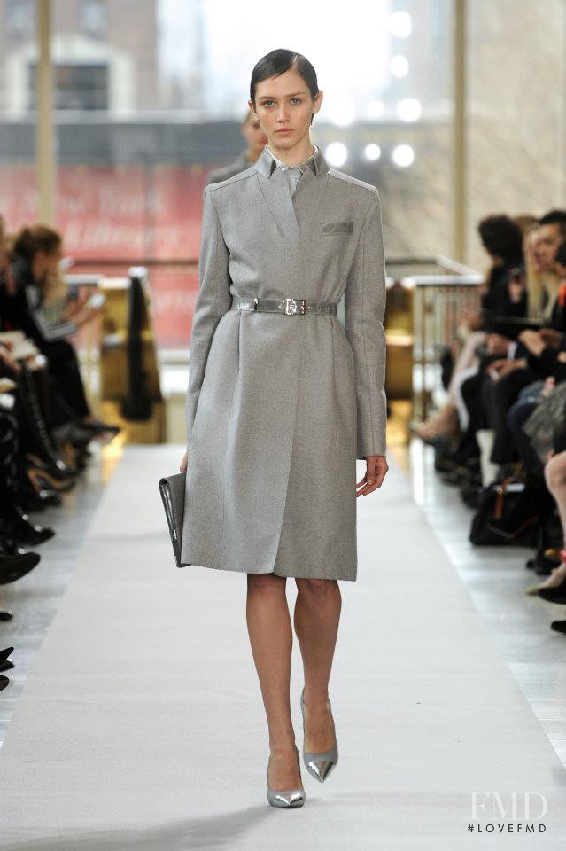Caitlin Lomax featured in  the Philosophy di Lorenzo Serafini fashion show for Autumn/Winter 2012