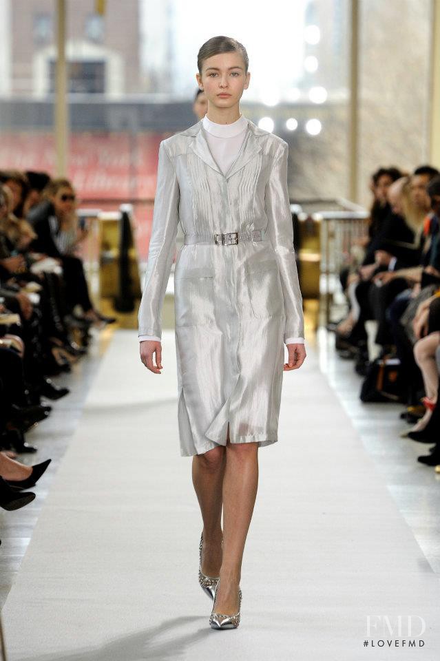 Kristina Romanova featured in  the Philosophy di Lorenzo Serafini fashion show for Autumn/Winter 2012