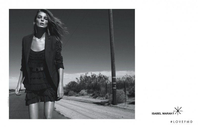 Daria Werbowy featured in  the Isabel Marant advertisement for Spring/Summer 2009