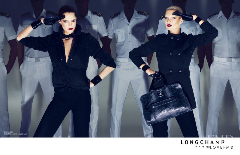 Daria Werbowy featured in  the Longchamp advertisement for Autumn/Winter 2009