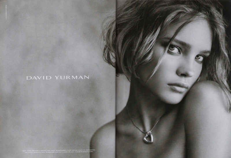 Natalia Vodianova featured in  the David Yurman advertisement for Spring/Summer 2008